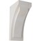 Ekena Millwork 4"W x 5 3/4"D x 10"H Medium Felix Wood Vintage Decor Corbel, Chalk Dust White CORWD04X05X10FEWH - alternate 1